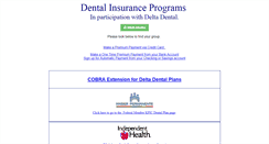 Desktop Screenshot of dentalinfo.biz