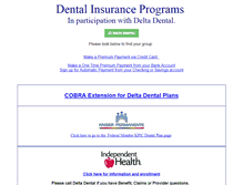 Tablet Screenshot of dentalinfo.biz